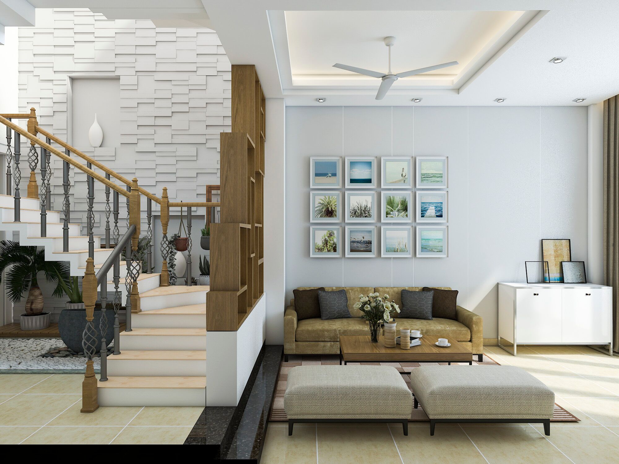phong cách thiết kế nội thất nhà phố hiện đại có sự tao nhã – sự thoải mái và hiện đại.