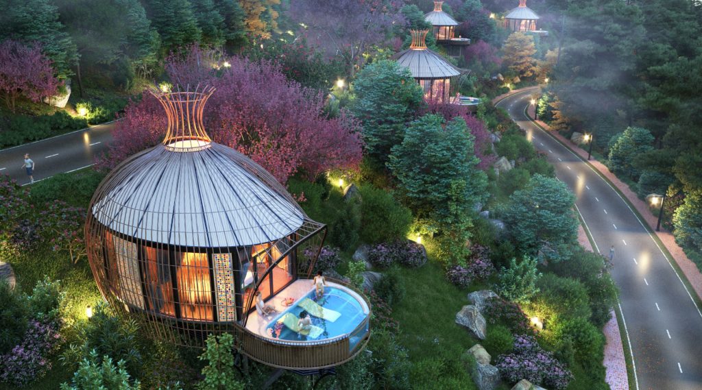 Dự án Biệt thự Sakana Spa Resort Hòa Bình - Thiết kế độc đáo